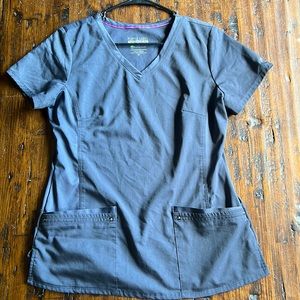 Pewter Gray Medium Scrub Top